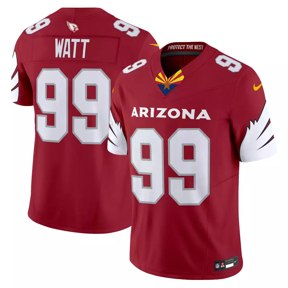 jj watt black mens arizona cardinals 2024 special vapor limited jersey all stitched