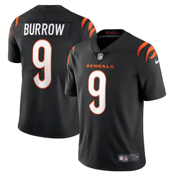 Joe Burrow Cincinnati Bengals Men's Black Player Vapor Limited Jersey | All Stitched Fan Gear | For Men, Women & Youth