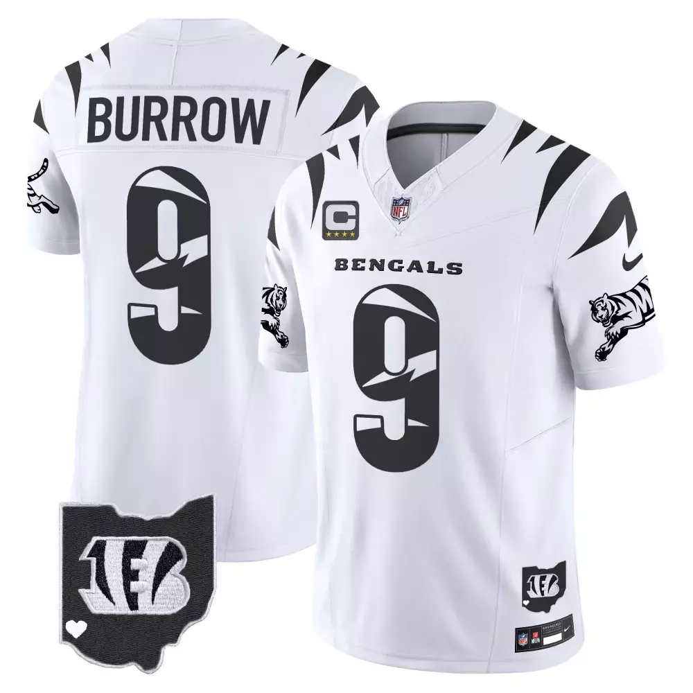 Joe Burrow Cincinnati Bengals Special Vapor Limited Jersey | White Limited Stitched | Fan Gear for Men, Women & Youth