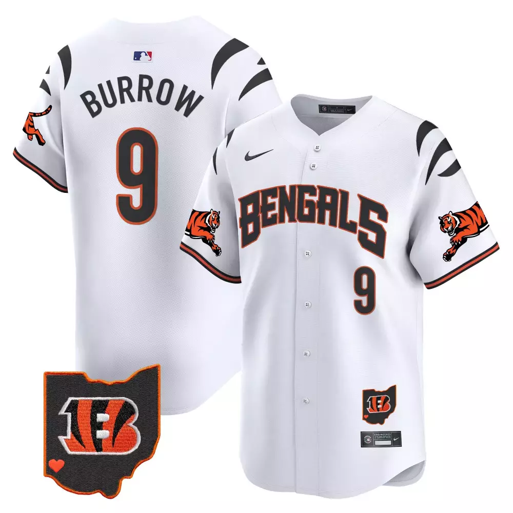 Joe Burrow Cincinnati Bengals Vapor Premier Limited Jersey | White Stitched | Fan Gear for Men, Women & Youth