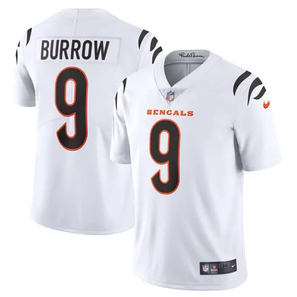 Joe Burrow Youth Cincinnati Bengals White Player Vapor Limited Jersey | All Stitched | Fan Gear for Men, Women & Youth