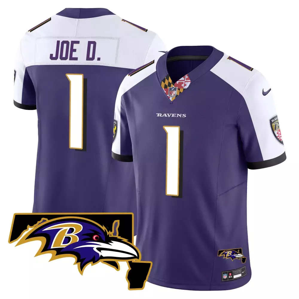 joe d purple alternate mens baltimore ravens joe d jacoby patch vapor limited jersey all stitched