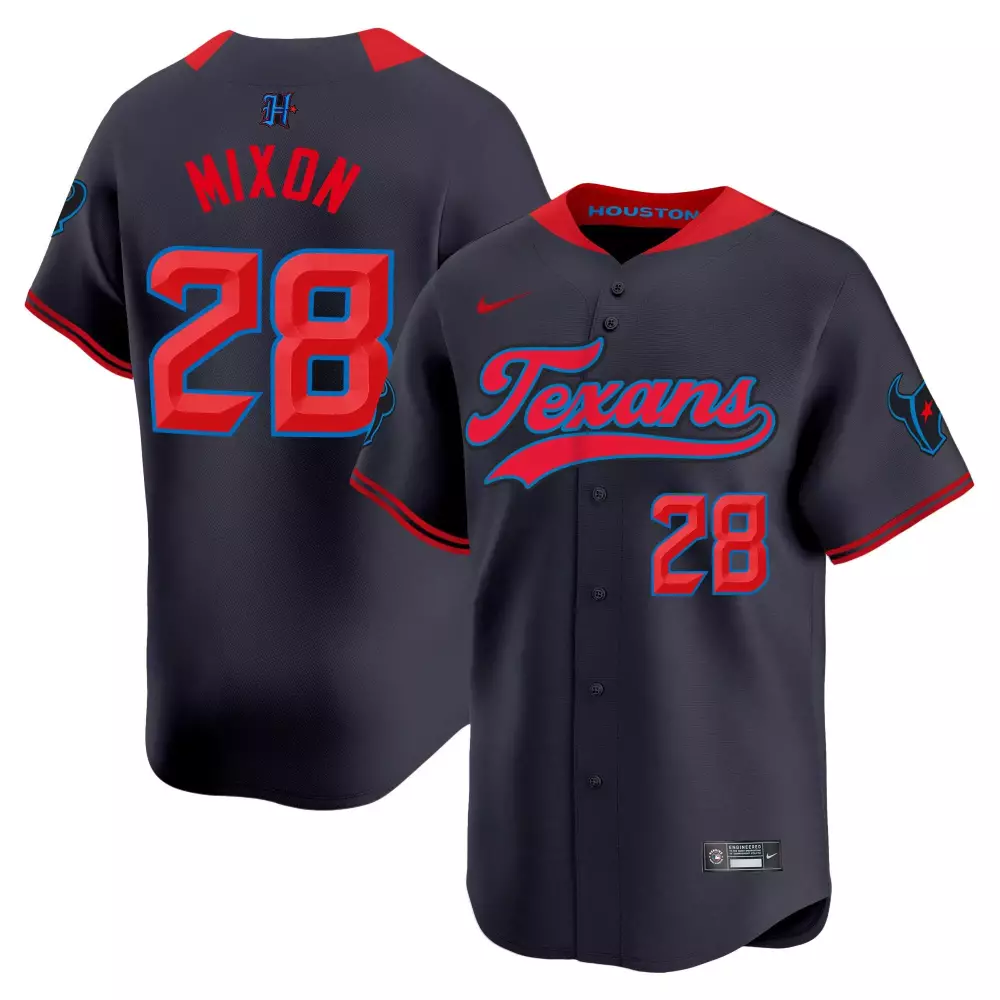 joe mixon navy alternate womens houston texans 2024 texas patch vapor limited jersey v2 all stitched