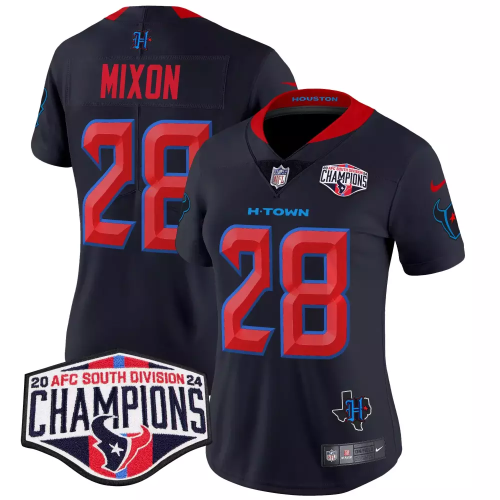 joe mixon navy limited mens houston texans 2024 vapor limited blue jersey all stitched