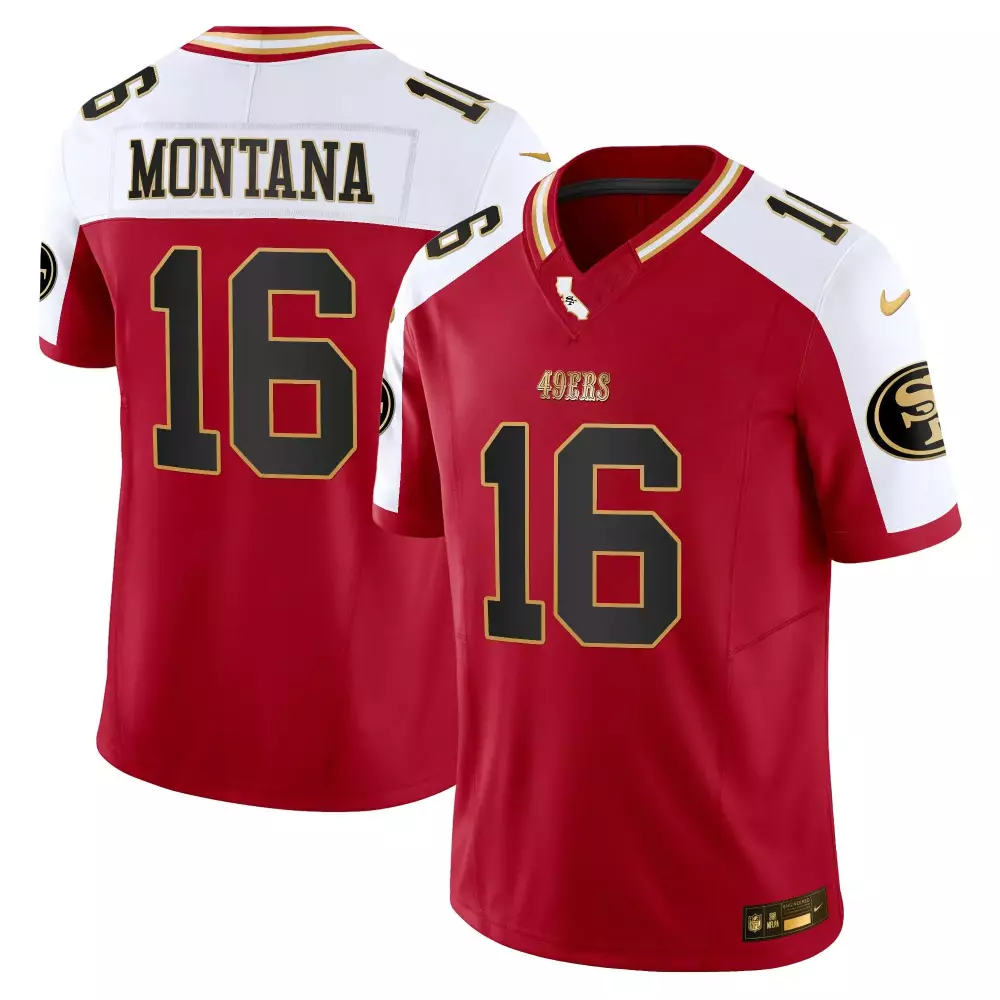 Joe Montana San Francisco 49ers 2024 Black Alternate Women's Super Bowl LVIII Patch Vapor Jersey V2 | For Men, Women & Youth