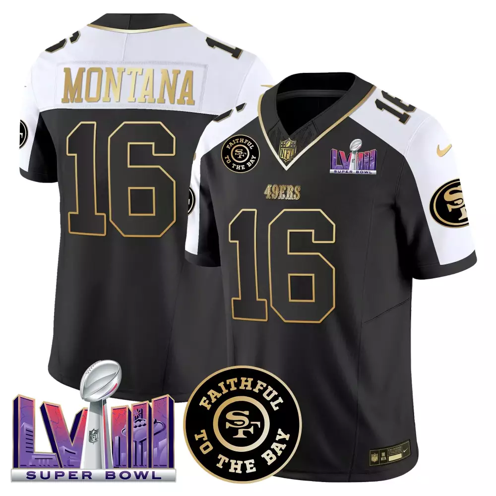 Joe Montana San Francisco 49ers 2023 Women's Stitched Vapor Jersey | Classic White Fan Gear | Perfect Gift Idea | For Men, Women & Youth