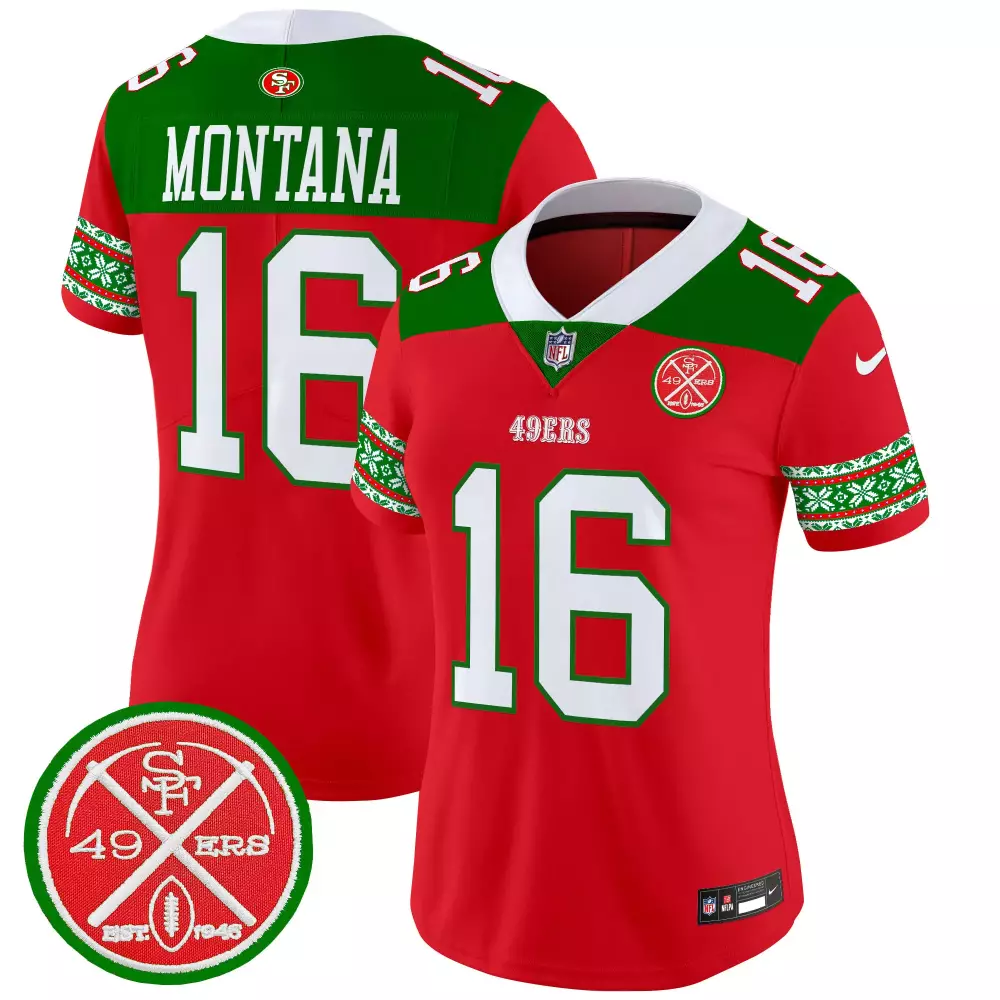 joe montana red mens san francisco 49ers mexico vapor premier limited jersey printed