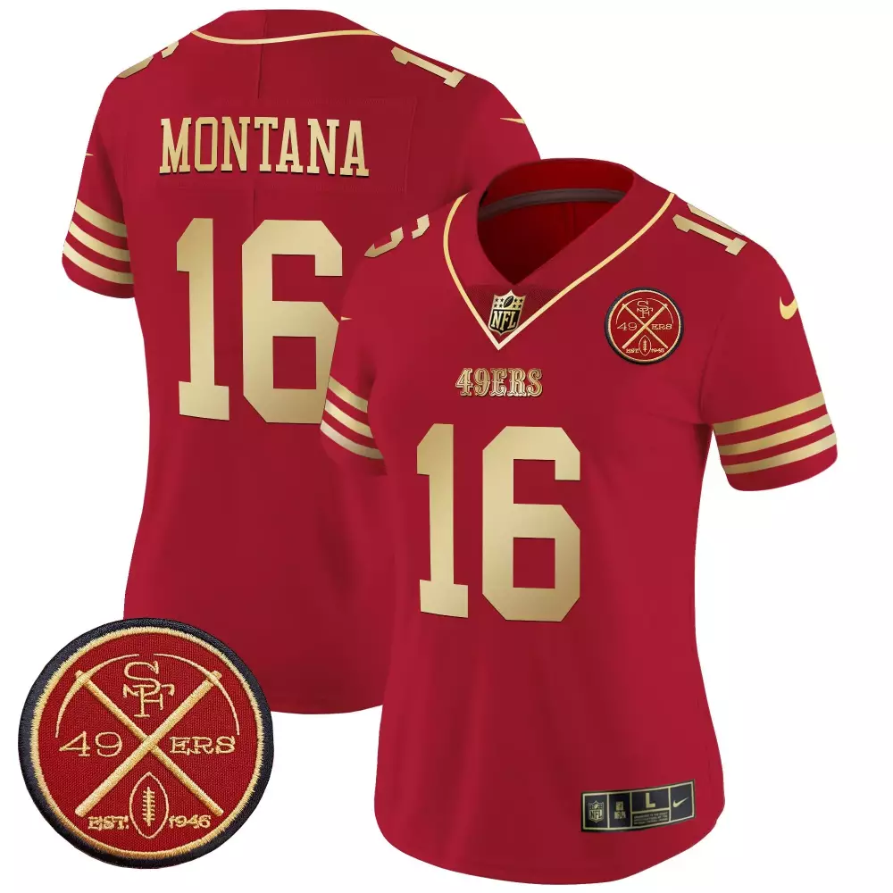 joe montana red mens san francisco 49ers mexico vapor premier limited jersey printed