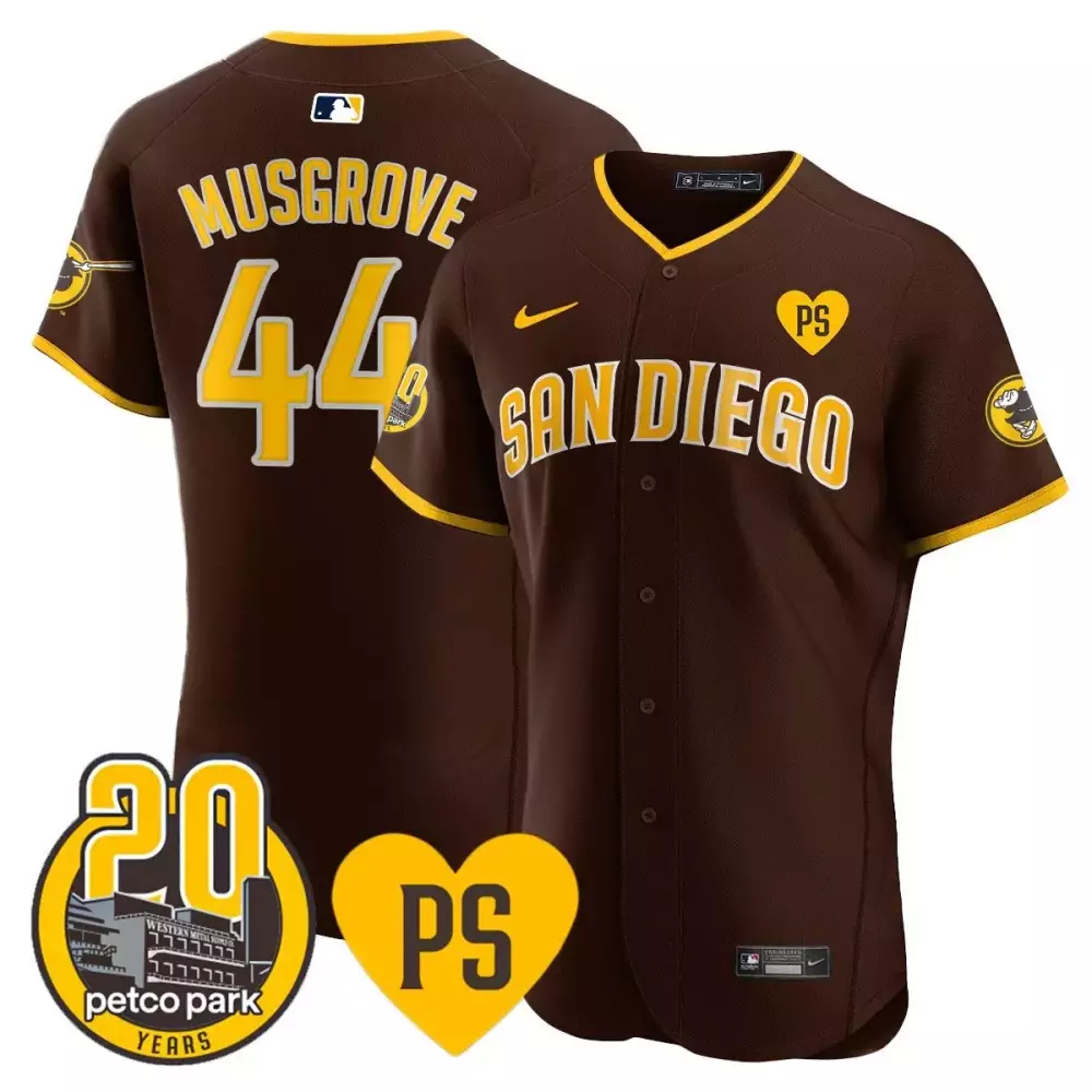Joe Musgrove Brown Men's Padres Mexico Limited Edition Jersey | Printed Vapor Premier | Fan Gear for Men, Women & Youth