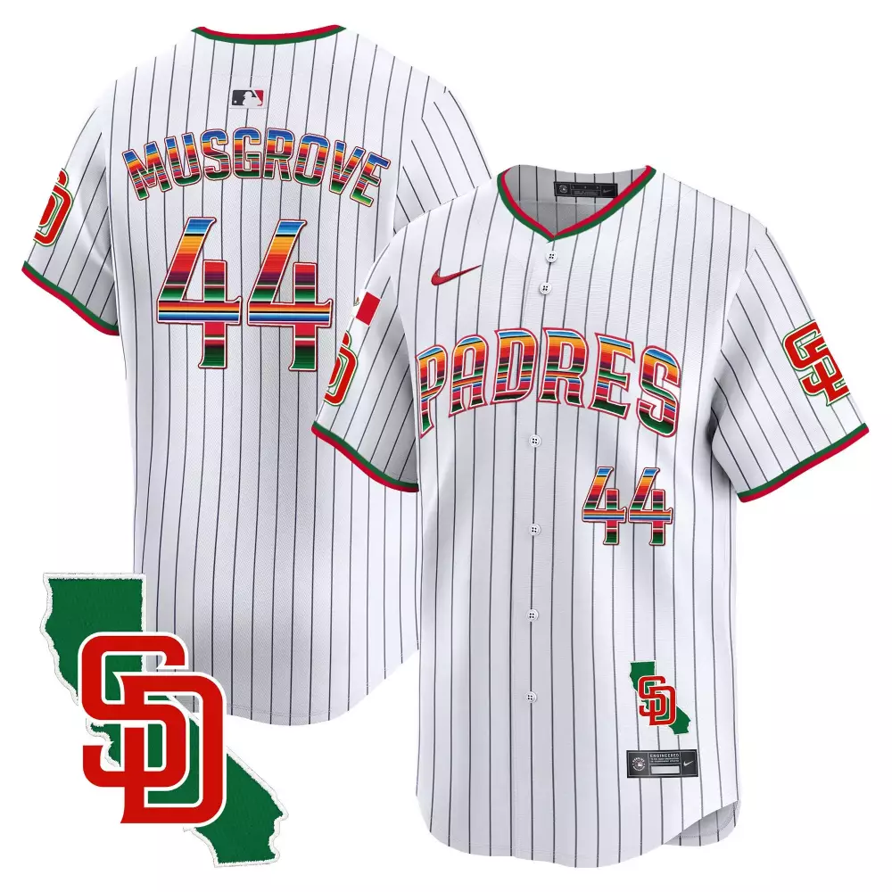Joe Musgrove Pinstripe Men's Padres Armed Forces Day Jersey | Vapor Premier Limited Edition | For Men, Women & Youth