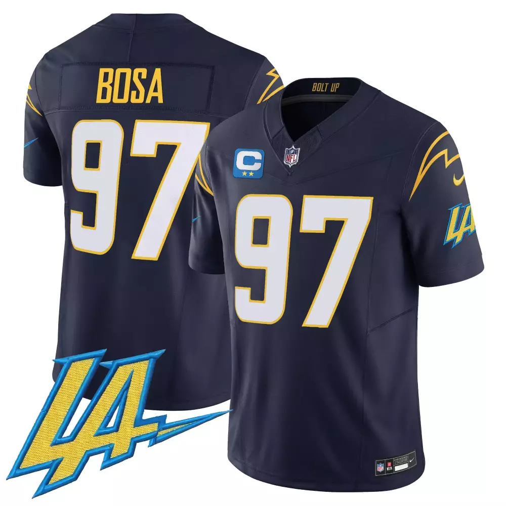 joey bosa black womens los angeles chargers vapor limited jersey v2 all stitched