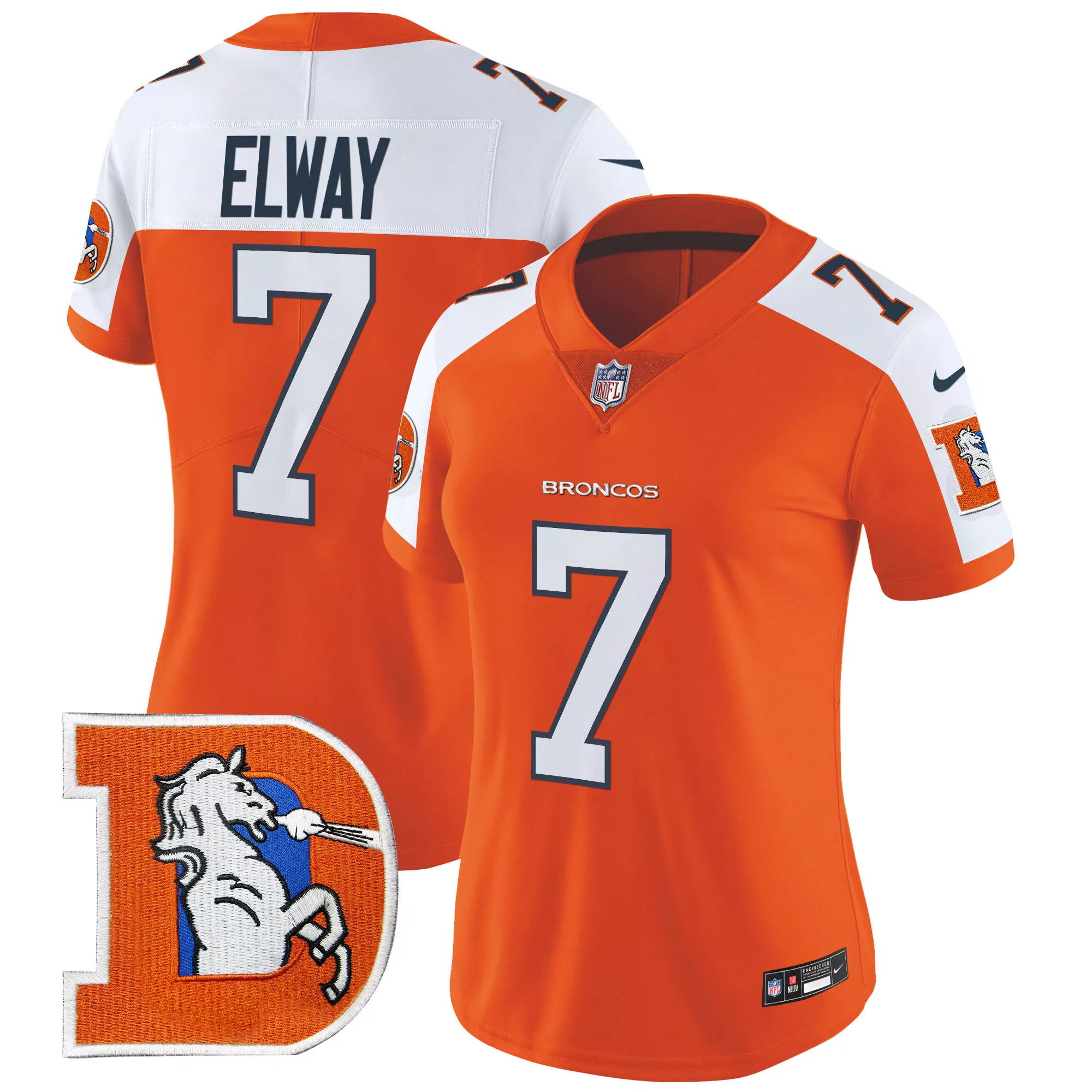 john elway orange alternate mens denver broncos throwback vapor limited jersey v2 all stitched