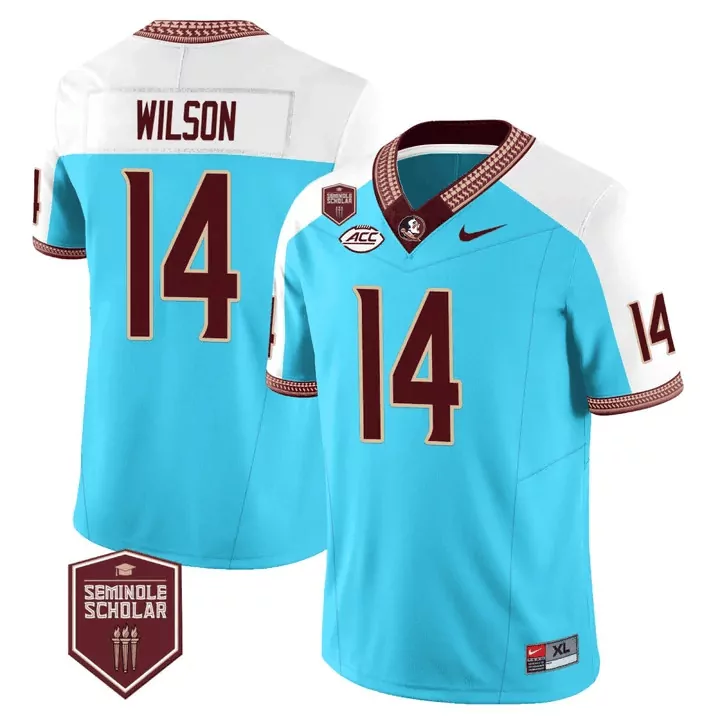 jared verse white womens florida state seminoles 2023 acc championship patch vapor jersey all stitched