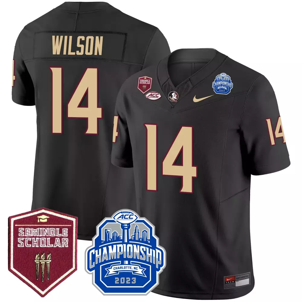 johnny wilson black limited mens florida state seminoles gold vapor jersey all stitched