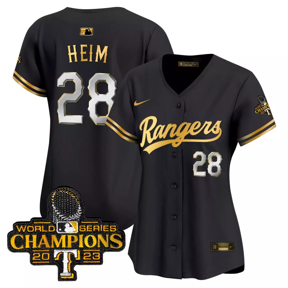 jonah heim black gold mens texas rangers world series champions vapor premier limited jersey v4 all stitched