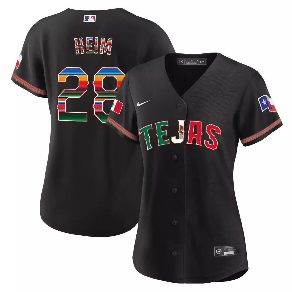 jonah heim black womens texas rangers 2023 world series champions city connect vapor premier limited jersey all stitched