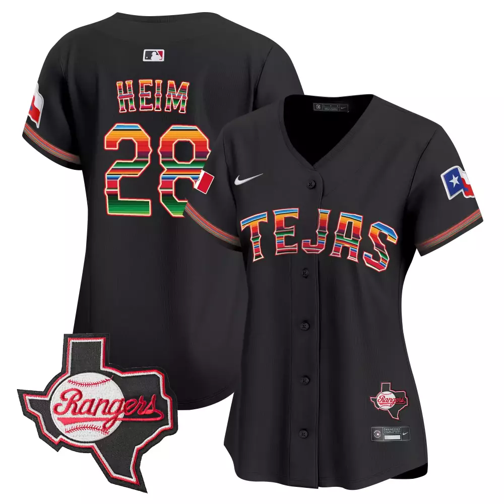 jonah heim black womens texas rangers 2023 world series champions city connect vapor premier limited jersey all stitched