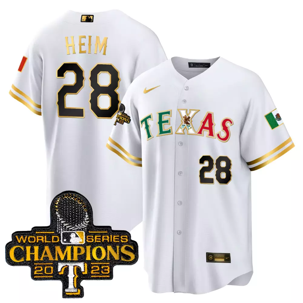 jonah heim white gold mens texas rangers 2024 jackie robinson patch vapor premier limited jersey all stitched