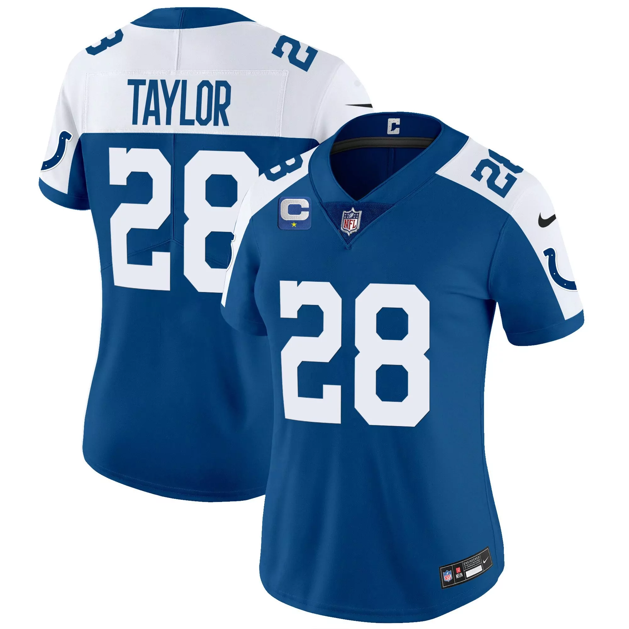 jonathan taylor royal alternate womens indianapolis colts vapor limited jersey all stitched