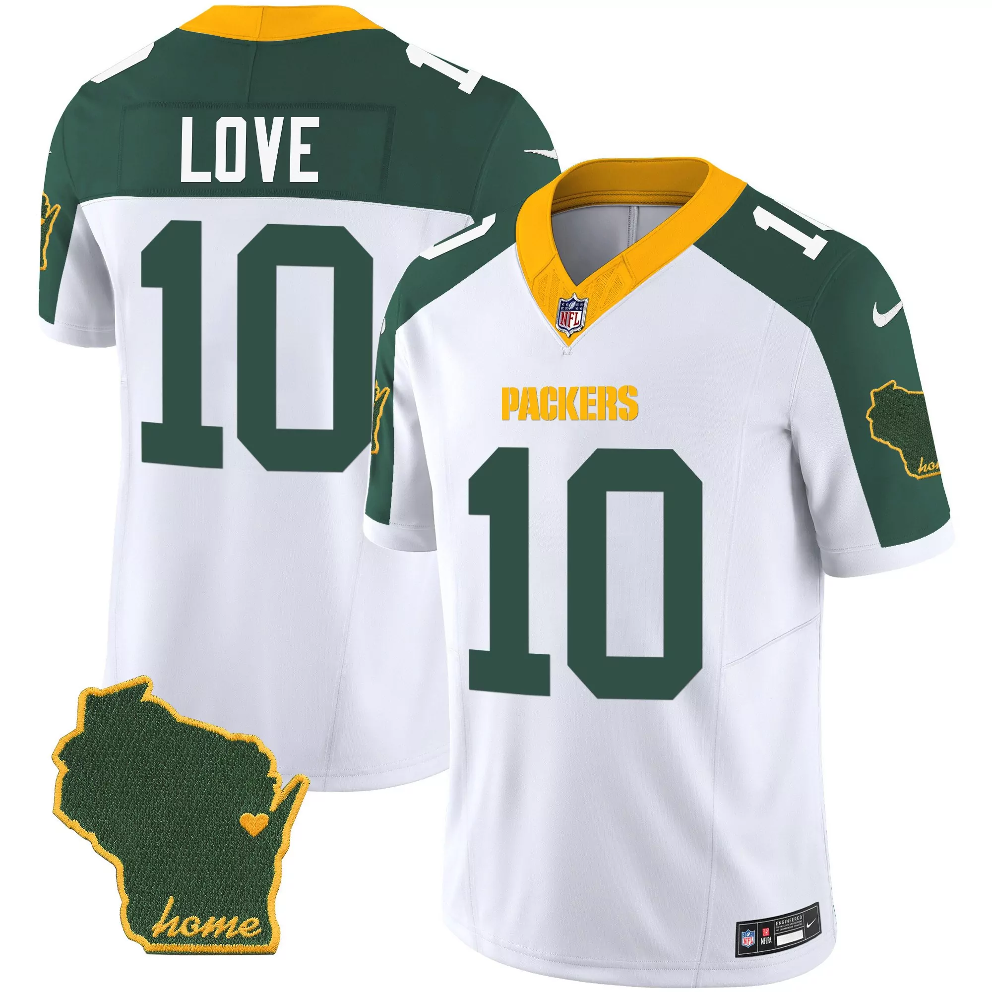 jordan love green womens green bay packers cheese vapor limited jersey all stitched