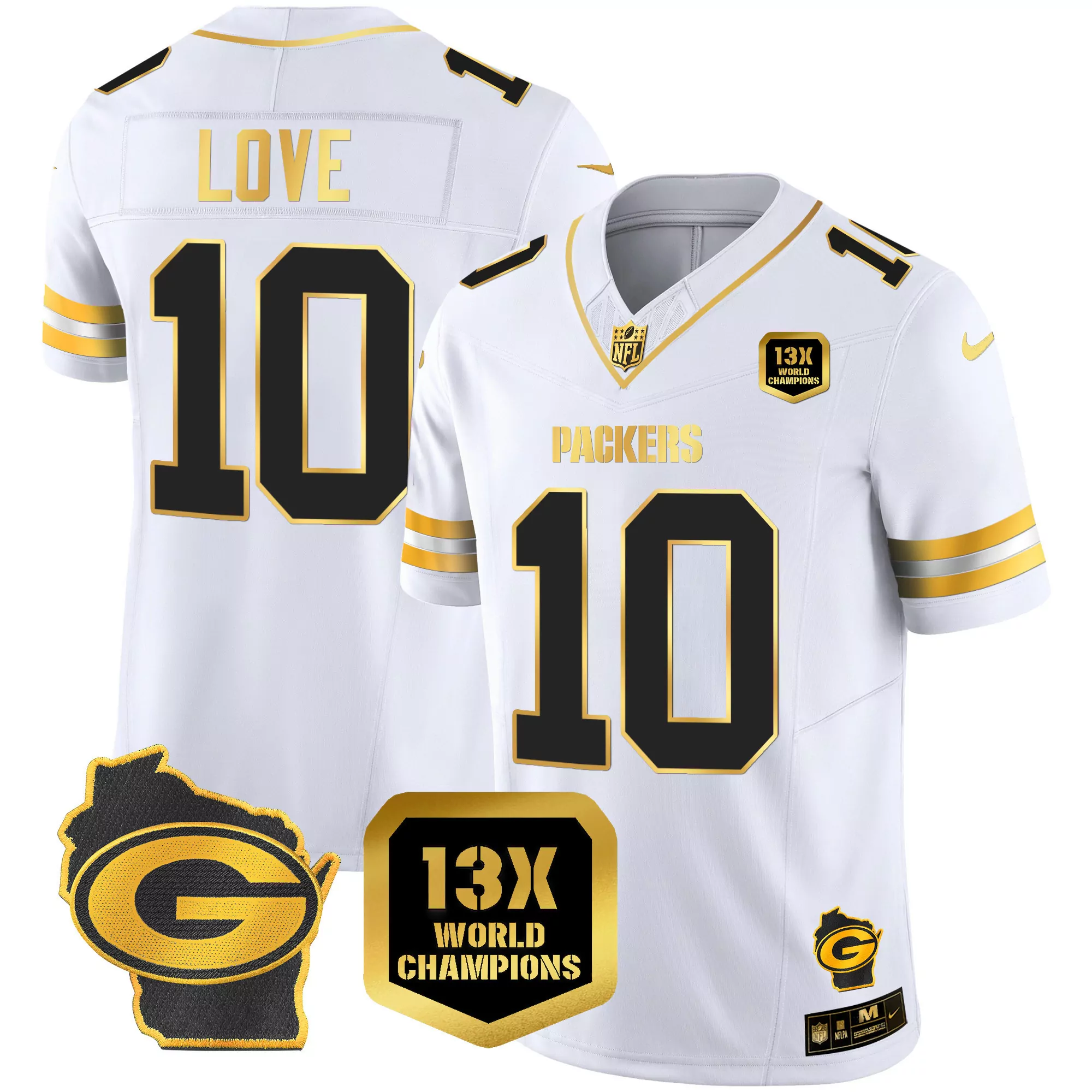 jordan love navy mens green bay packers throwback 100th season patch vapor limited jersey all stitched