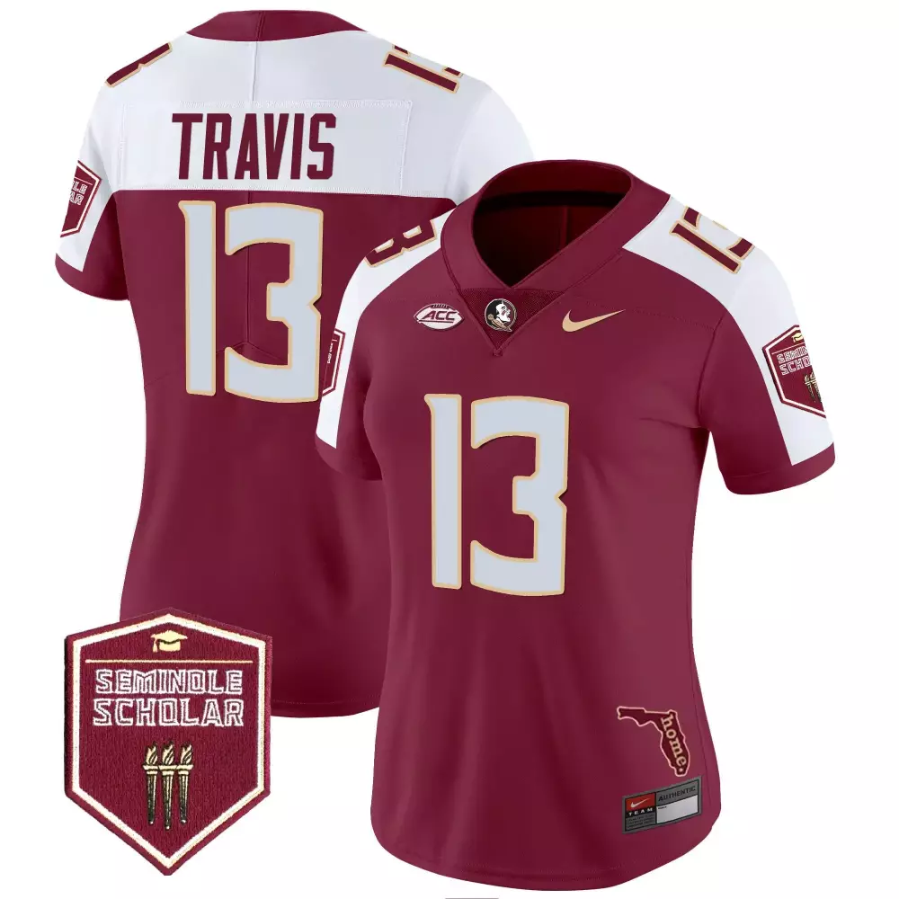 jordan travis garnet alternate womens florida state seminoles vapor limited jersey all stitched