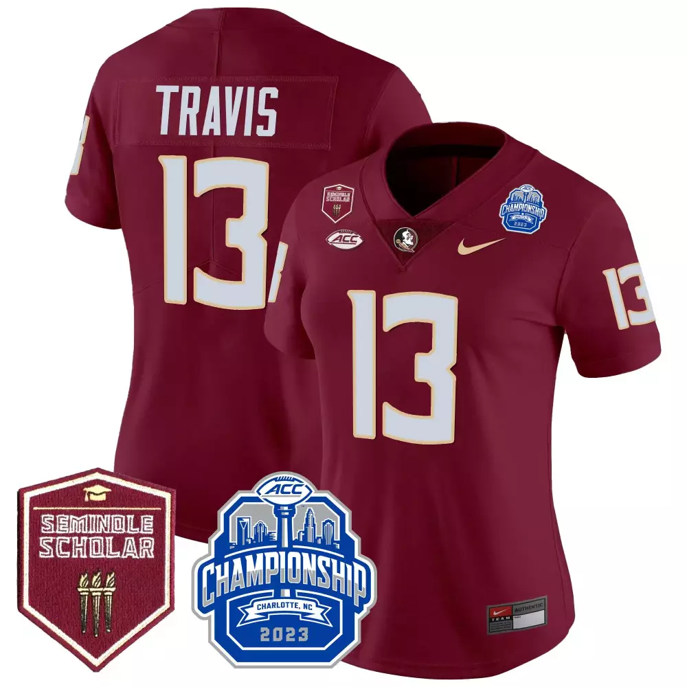 jordan travis garnet mens florida state seminoles scholar patch vapor limited jersey all stitched