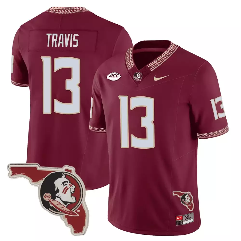 jordan travis men jordan travis florida state seminoles garnet jersey all stitched