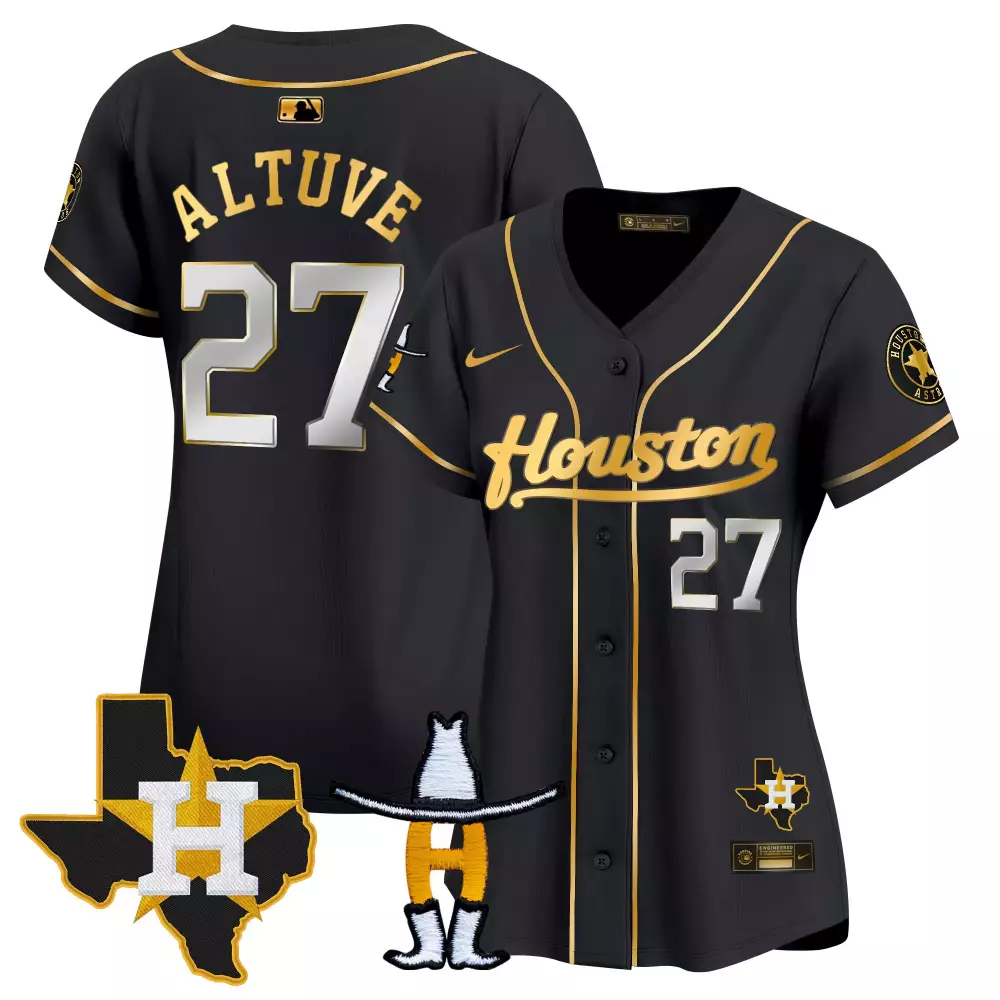 Jose Altuve 27 Houston 2023 Stitched Vapor Jersey | Cactus Jack Purple Edition | Replica Fan Gear | For Men, Women & Youth