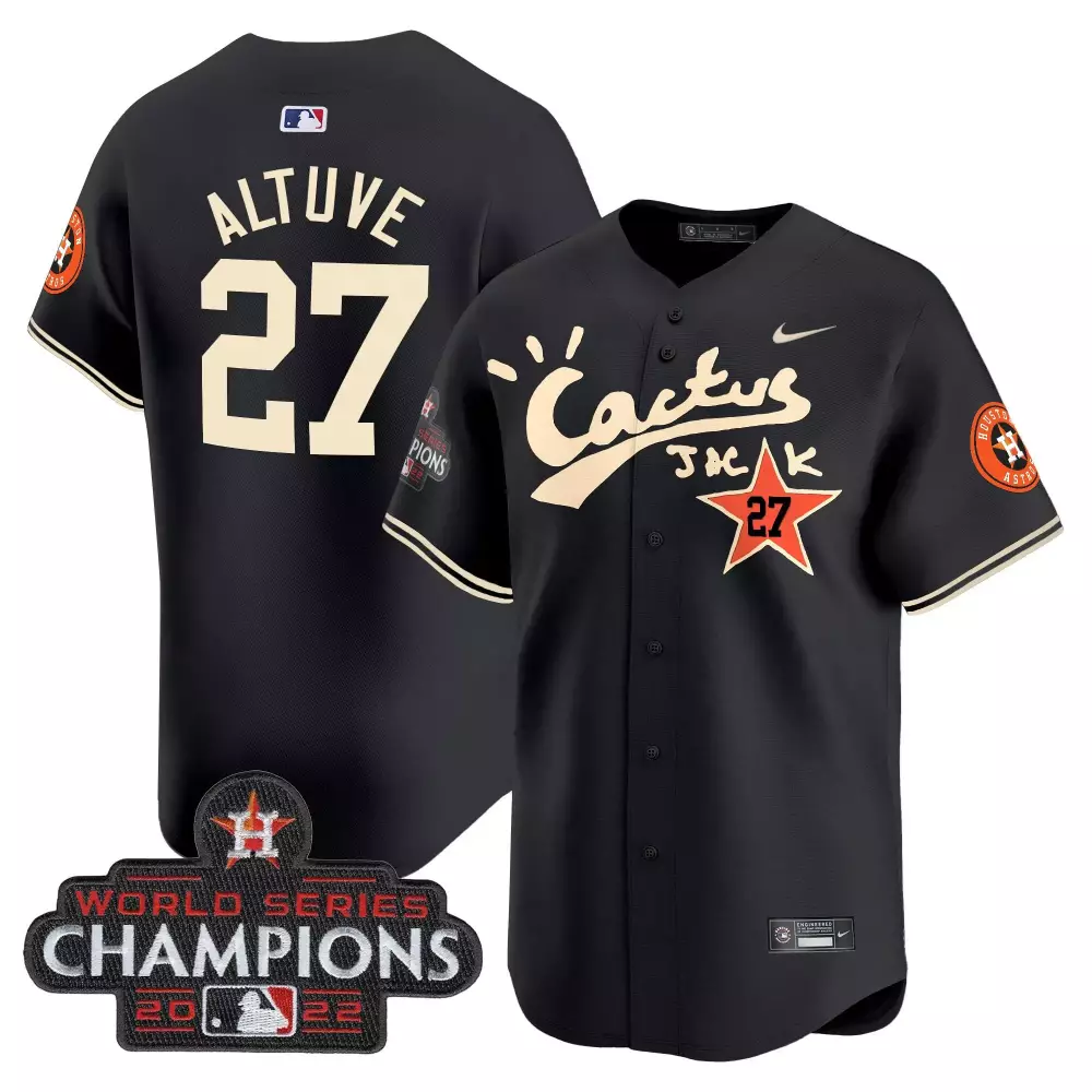 jose altuve black mens houston astros aztec warrior skull vapor premier limited jersey v2 printed