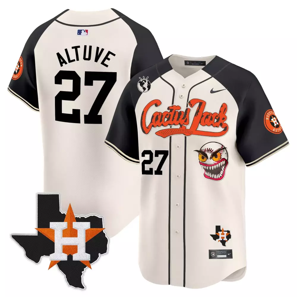 jose altuve cream alternate mens houston astros cactus jack patch vapor premier limited jersey all stitched 1