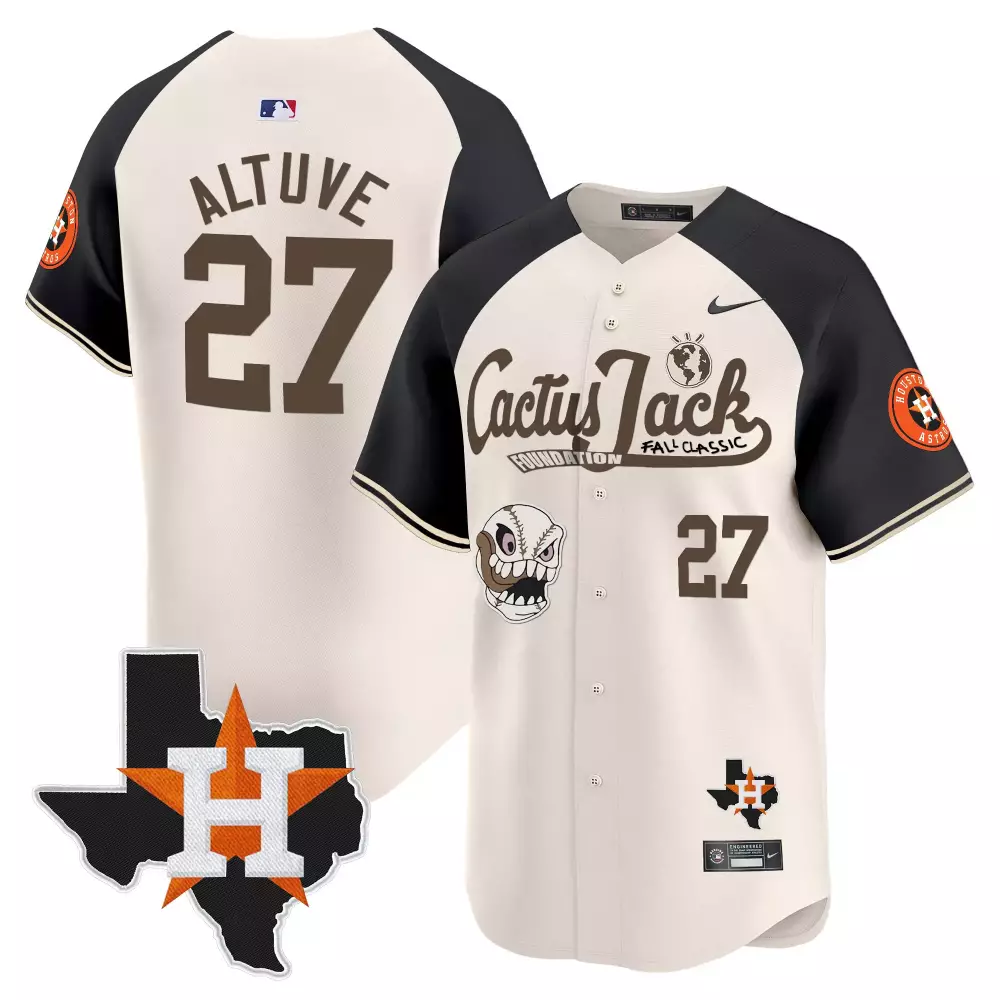 jose altuve cream alternate mens houston astros cactus jack patch vapor premier limited jersey all stitched 1