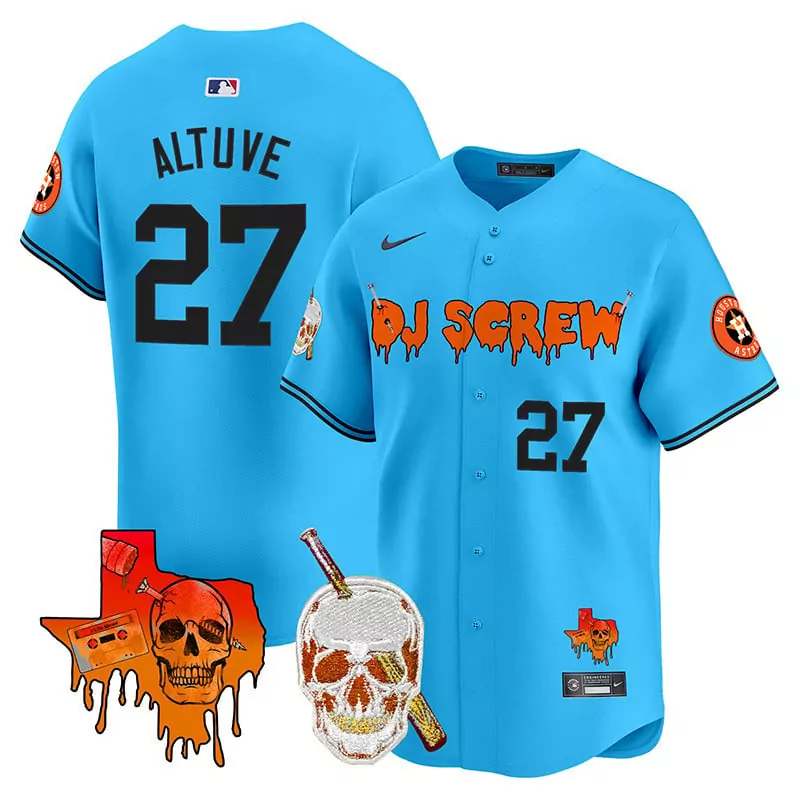 jose altuve light blue mens houston astros cactus jack patch vapor premier limited jersey v12 stitched