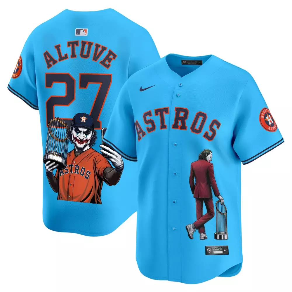 jose altuve light blue mens houston astros cactus jack patch vapor premier limited jersey v12 stitched