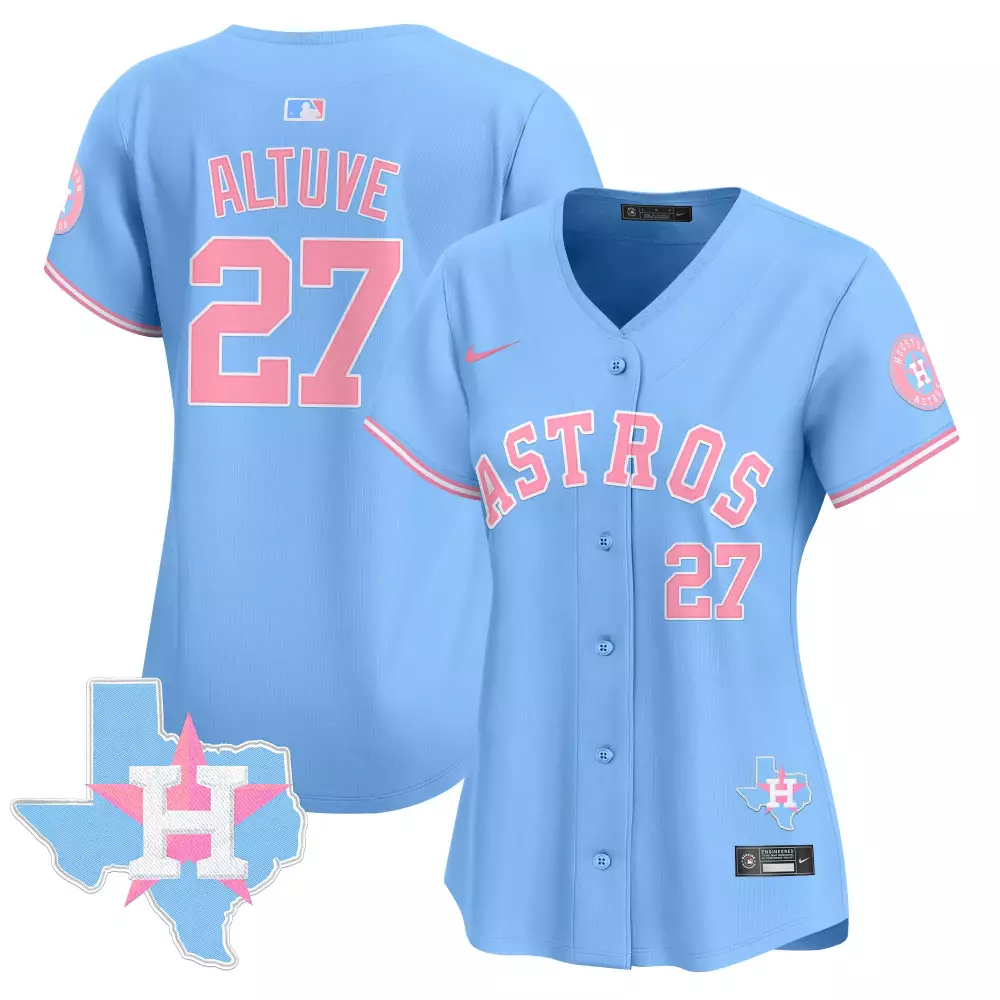 Jose Altuve Houston Astros Women's Alternate Replica Player Jersey | Nike Fan Gear | Stylish Gift for Fans | For Men, Women & Youth