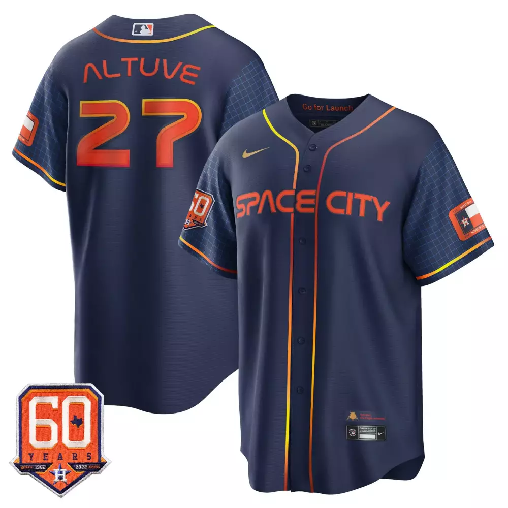 Jose Altuve Houston Astros Women's Alternate Replica Player Jersey | Nike Fan Gear | Stylish Gift for Fans | For Men, Women & Youth