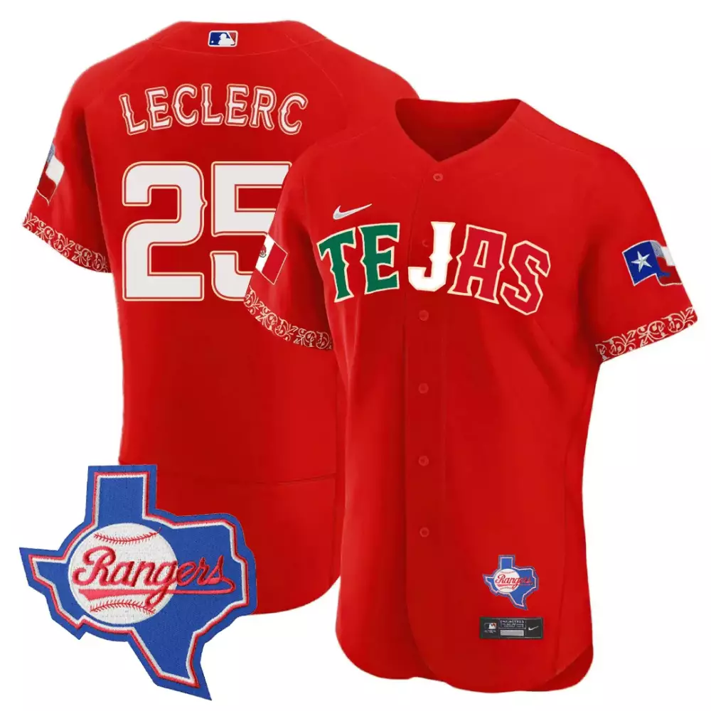 jose leclerc grey mens texas rangers texas state 2023 world series patch jersey all stitched