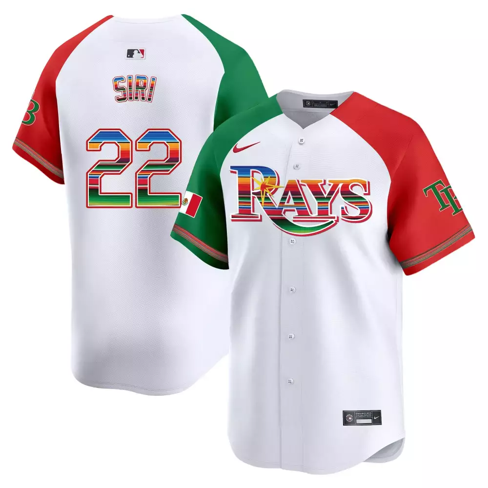 isaac paredes white mens tampa bay rays mexico vapor premier limited jersey all stitched
