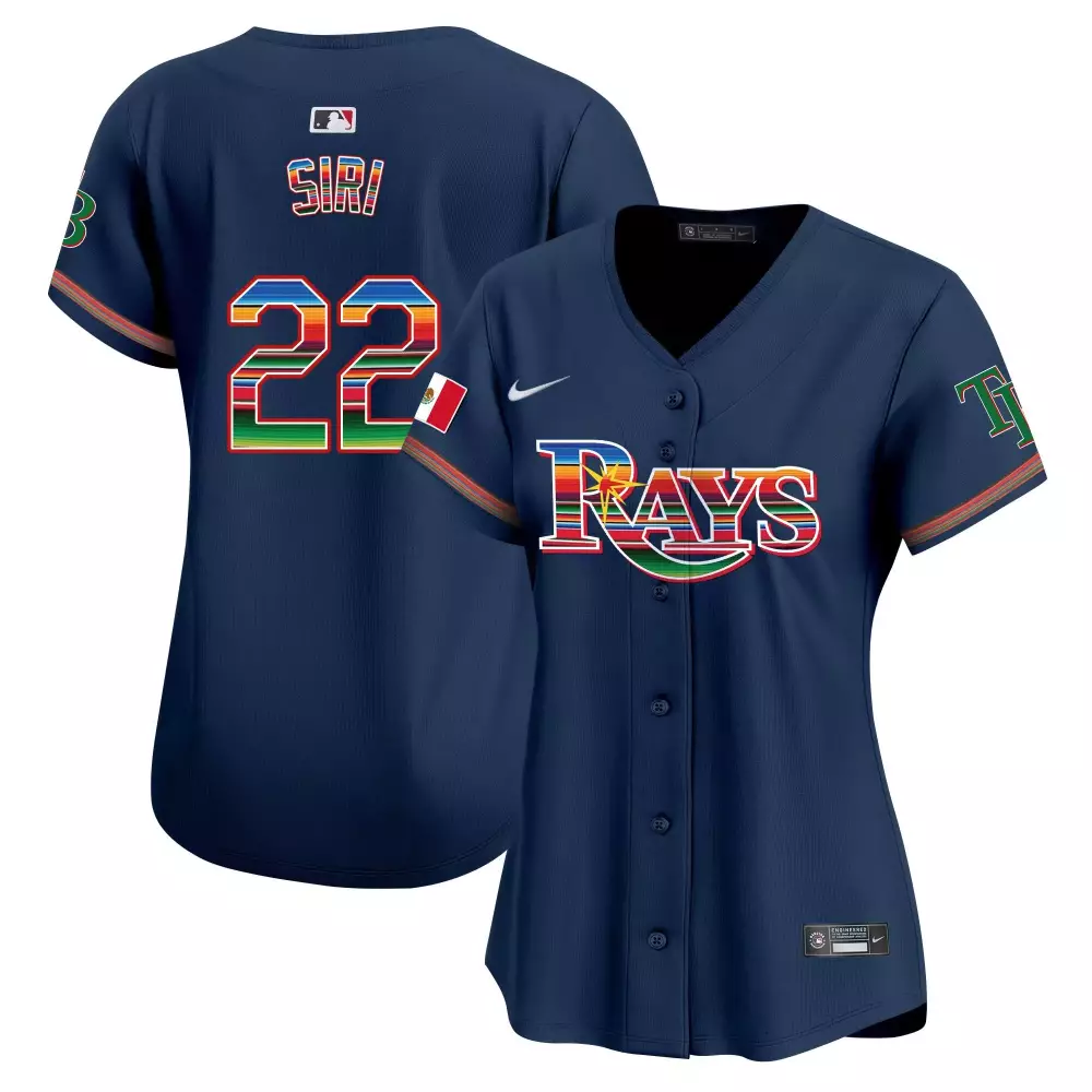 jose siri navy mens tampa bay rays mexico vapor premier limited jersey all stitched