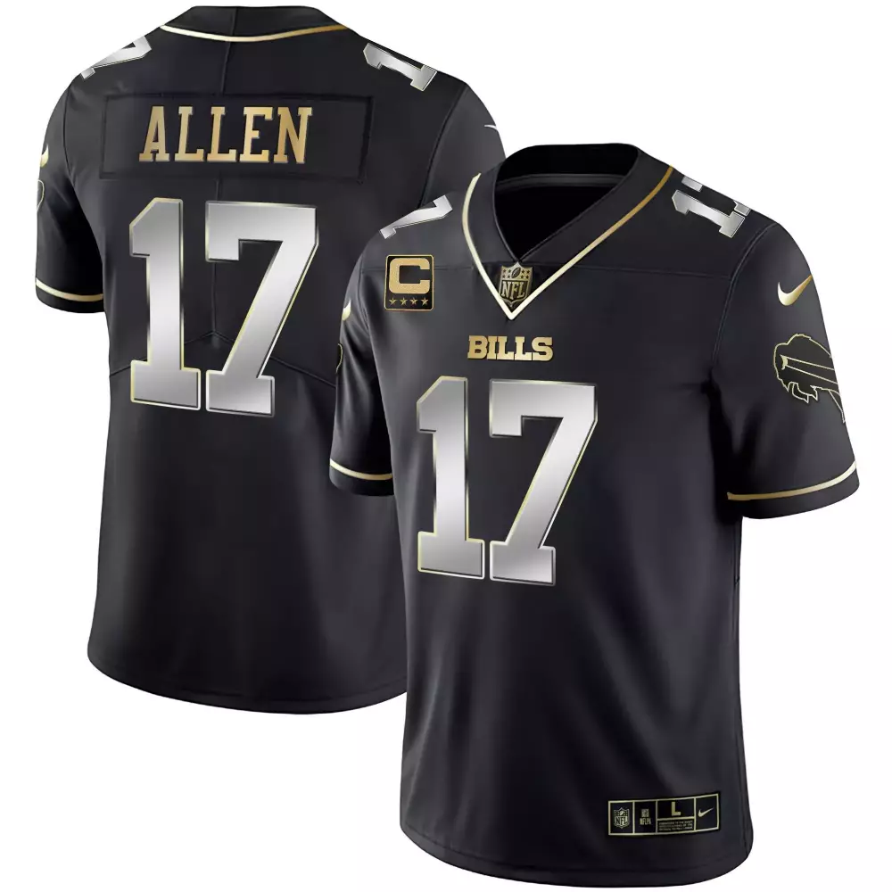 josh allen black limited mens buffalo bills oj simpson patch gold vapor limited jersey all stitched