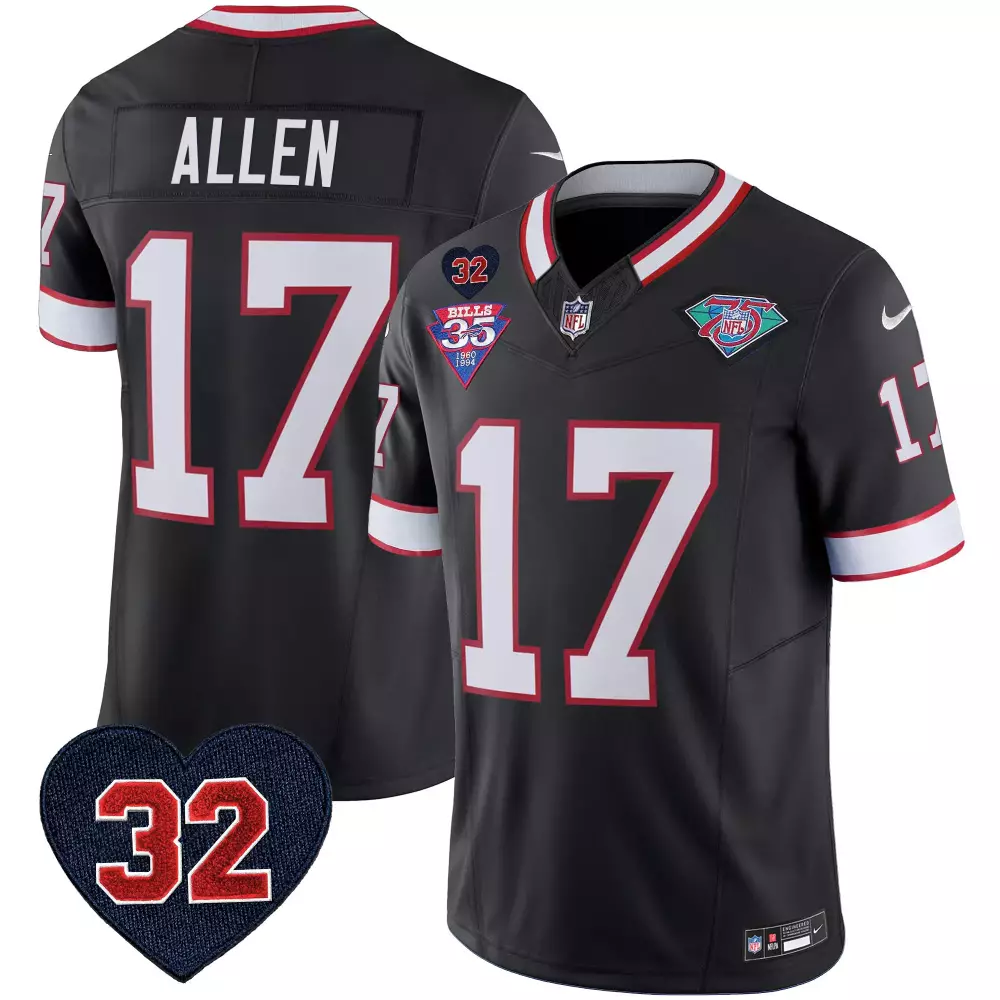 josh allen black limited mens buffalo bills oj simpson patch gold vapor limited jersey all stitched