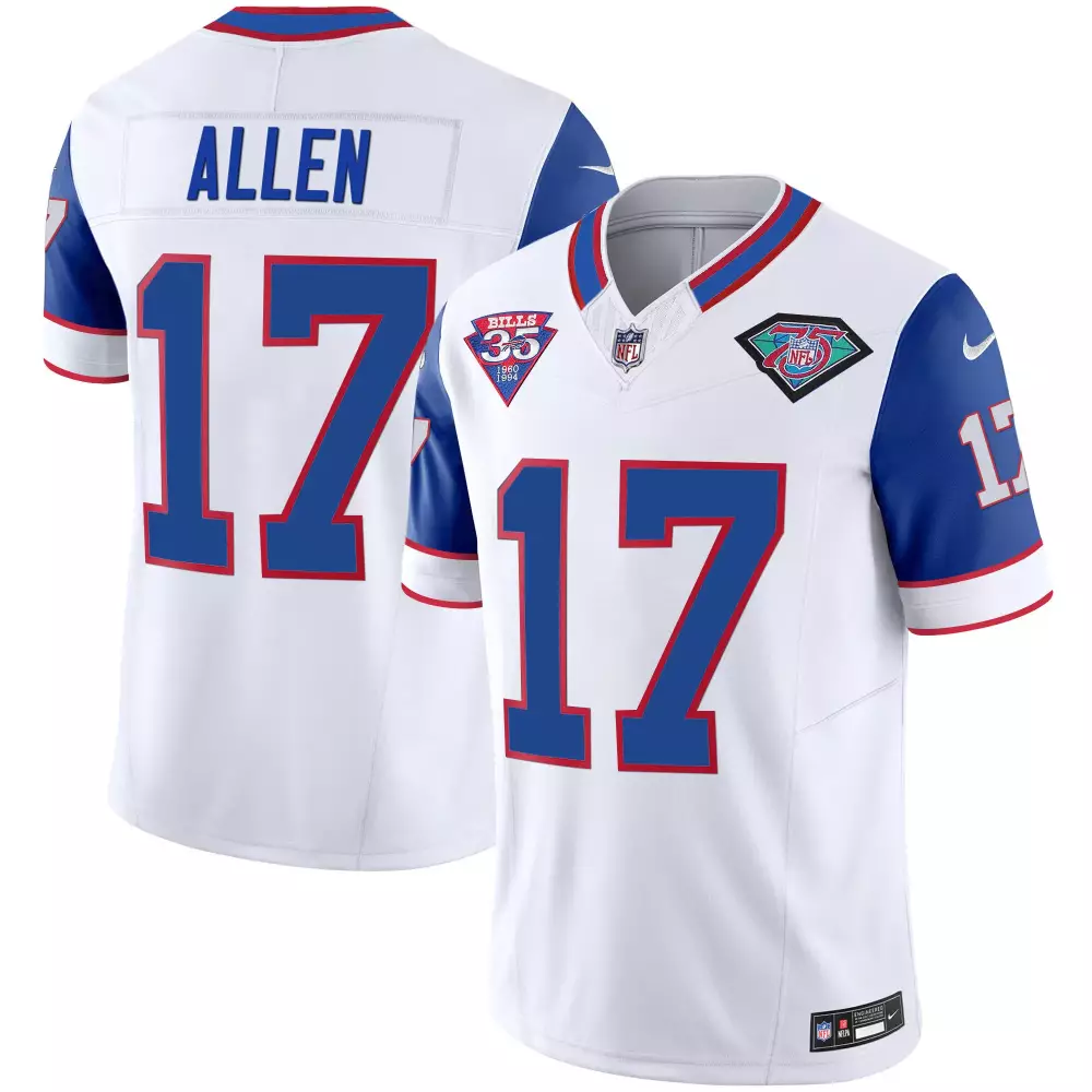 josh allen royal sleeves womens buffalo bills 1994 throwback vapor jersey all stitched