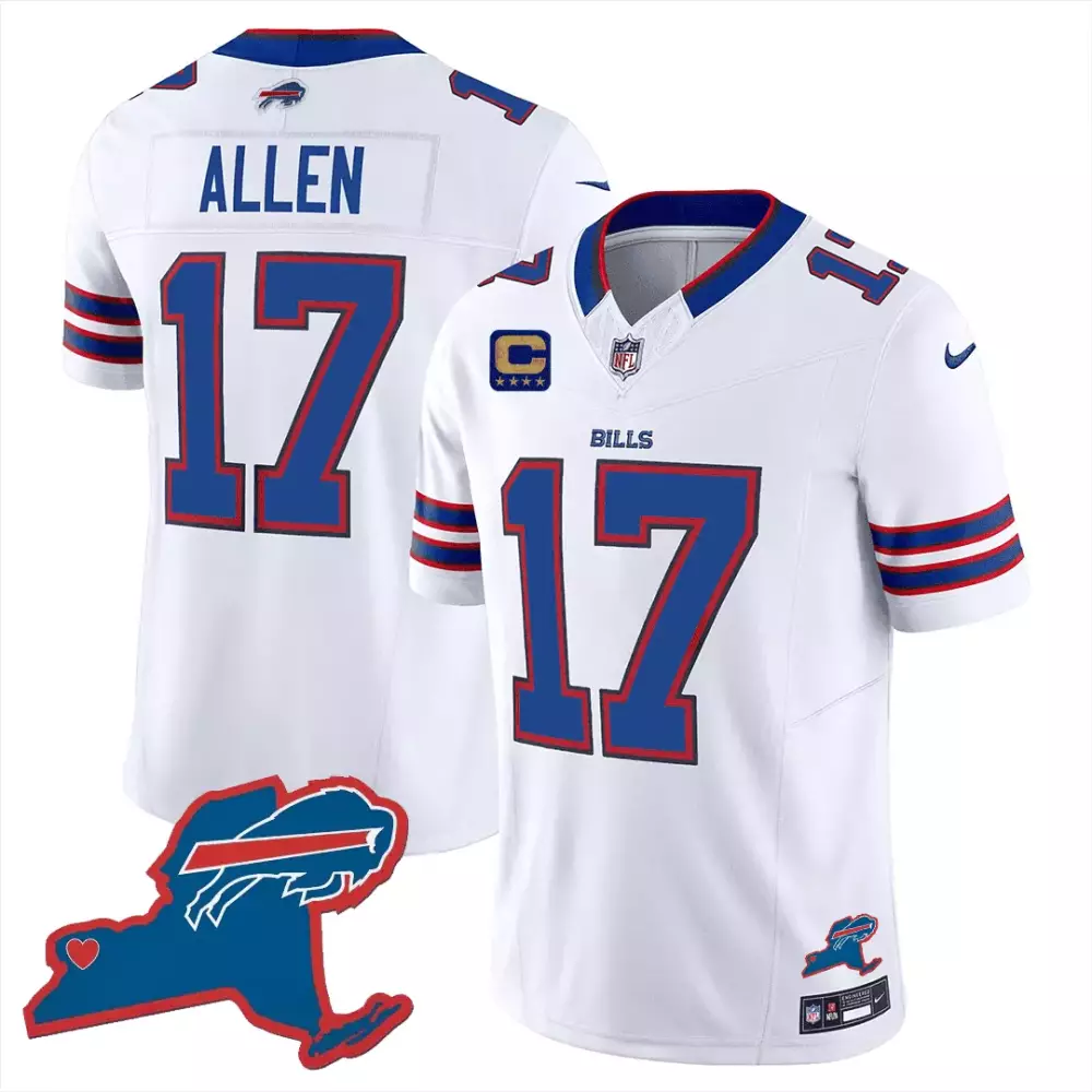 josh allen white mens buffalo bills new york patch vapor limited jersey v2 all stitched