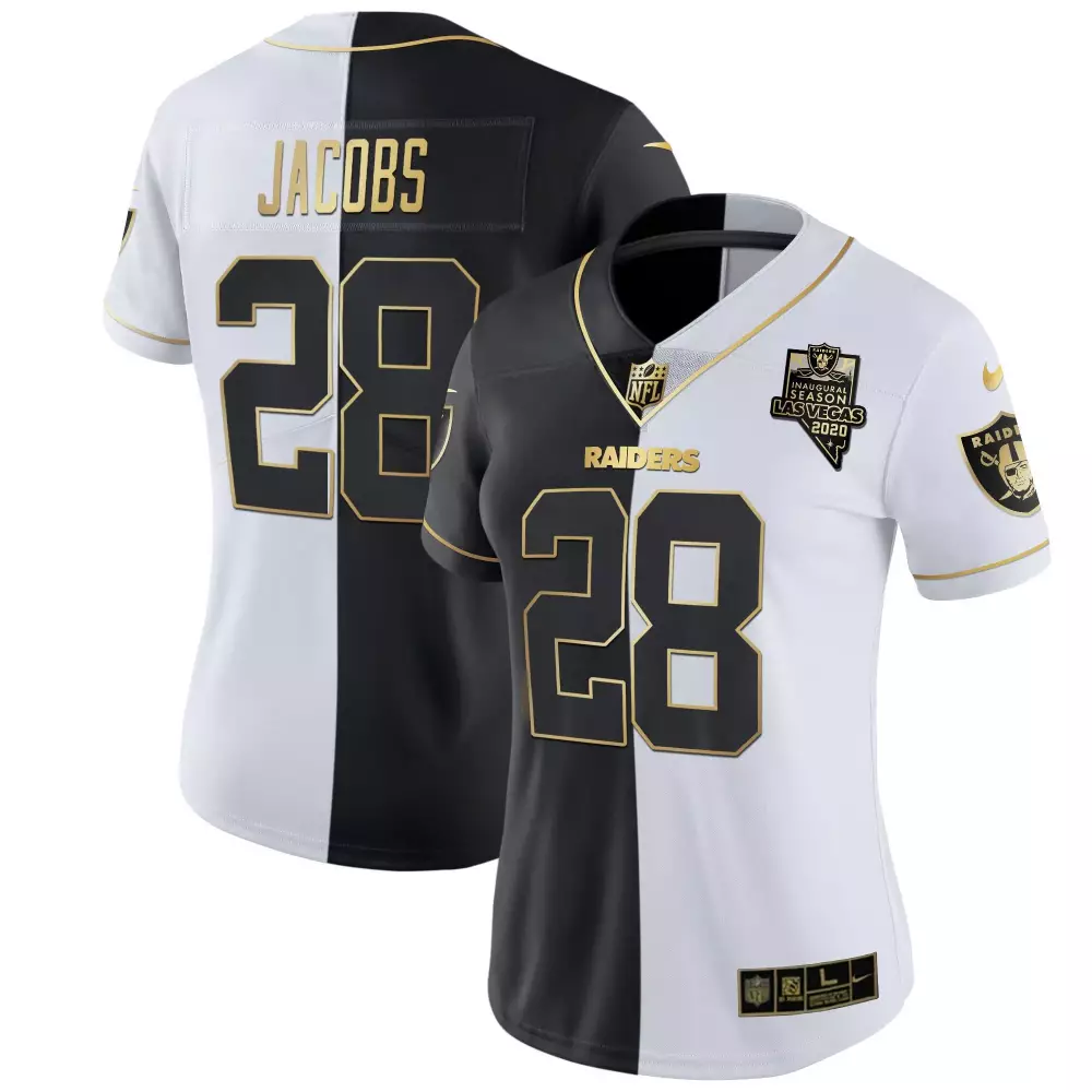 josh jacobs silver mens las vegas raiders 2023 nevada silver state patch vapor jersey all stitched 1