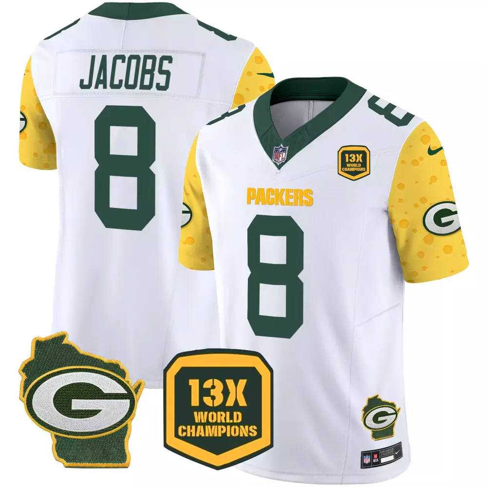 Josh Jacobs Green Bay Packers Cheese Vapor Limited Jersey | Gold Style | Perfect Fan Gear for Men, Women & Youth