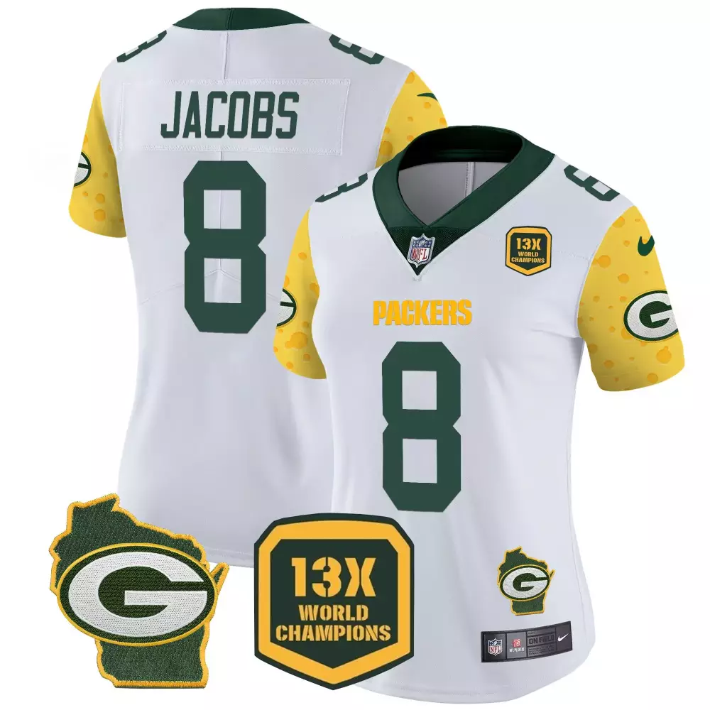 Josh Jacobs Green Bay Packers Cheese Vapor Limited Jersey | Gold Style | Perfect Fan Gear for Men, Women & Youth