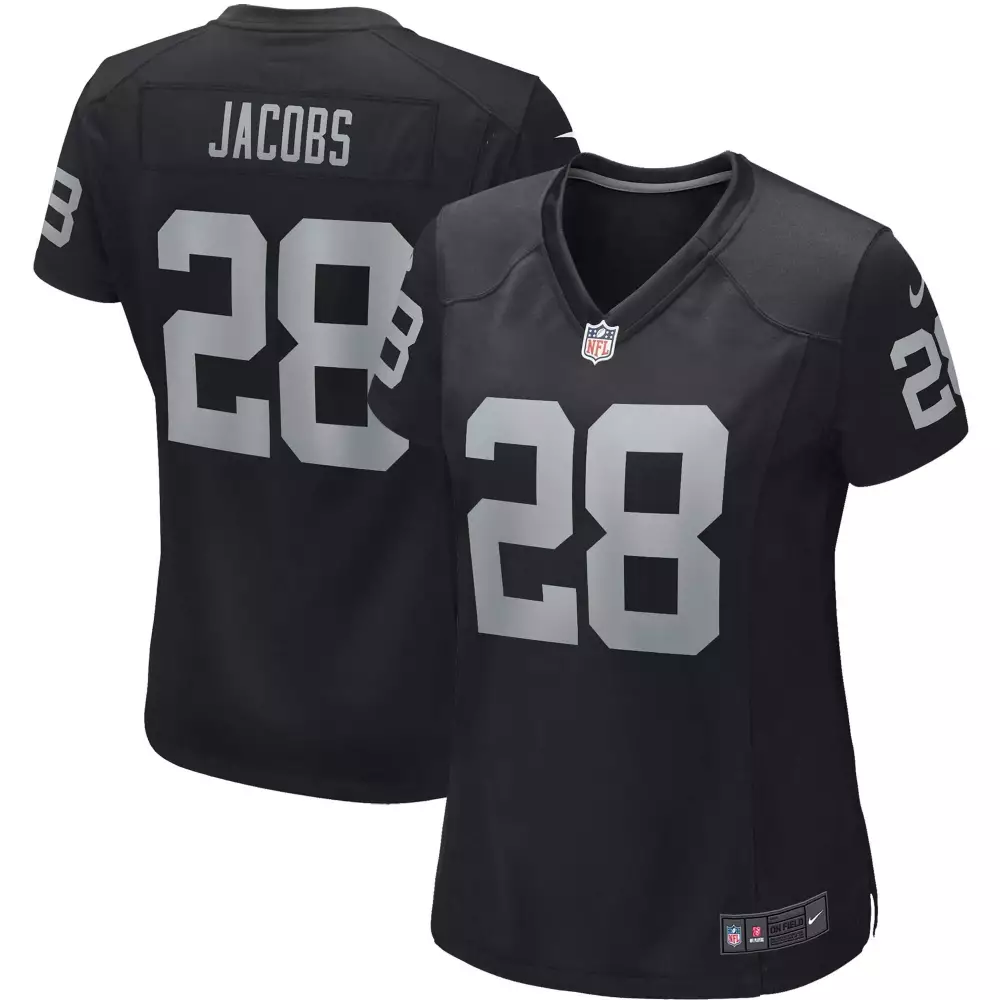 josh jacobs women las vegas raiders alternate vapor limited white all stitched