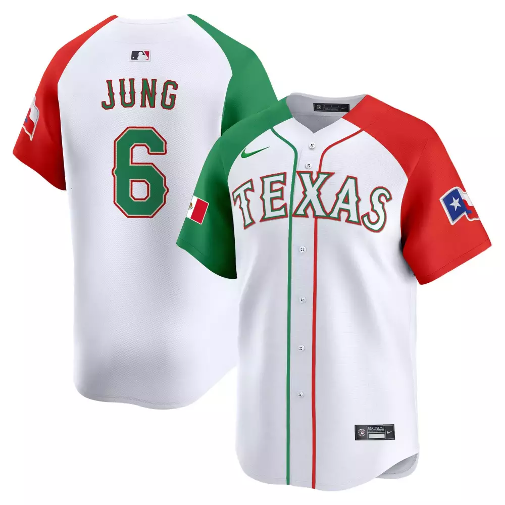 josh jung alternate mens texas rangers mexico texas patch vapor premier limited jersey all stitched