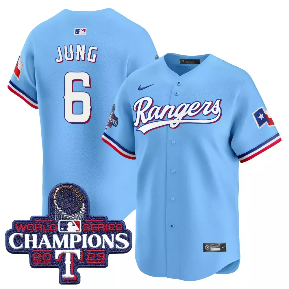 josh jung blue mens texas rangers arlington champions vapor premier limited jersey all stitched