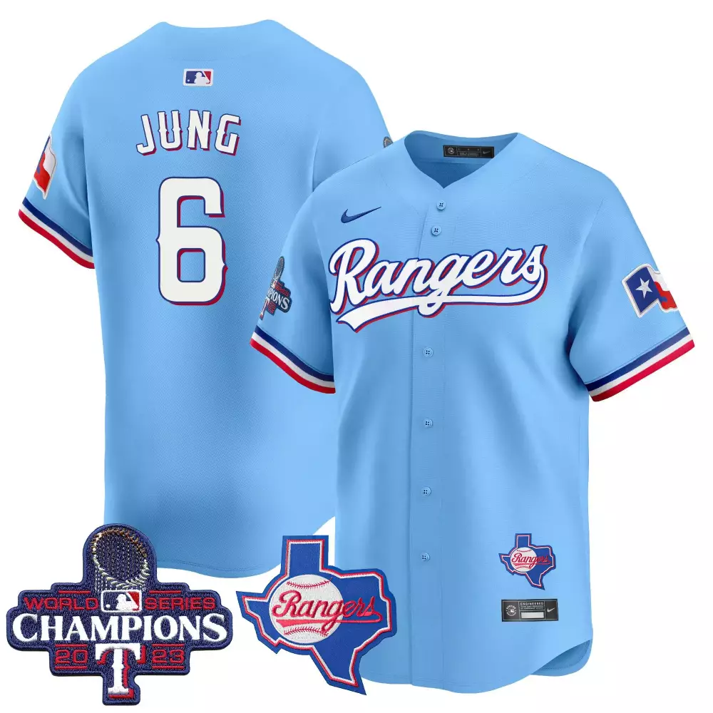 josh jung blue mens texas rangers arlington champions vapor premier limited jersey all stitched